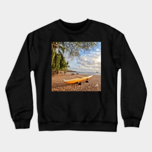 Hulopoe Bay Canoe Crewneck Sweatshirt